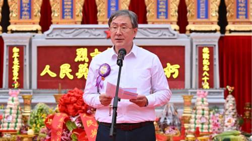 抗戰勝利80周年｜嗇色園舉辦祈福和平大法會　卓永興冀愛國之心在香港薪火相傳