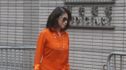 黎智英受審　黎智英妻繼續到法院旁聽