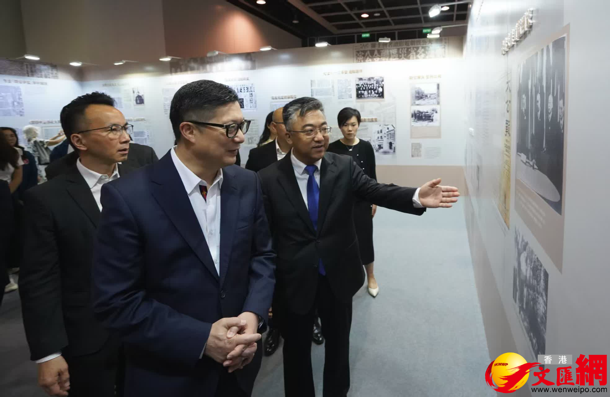 保安局局長鄧炳強參展。（香港文匯報記者曾香偉 攝）