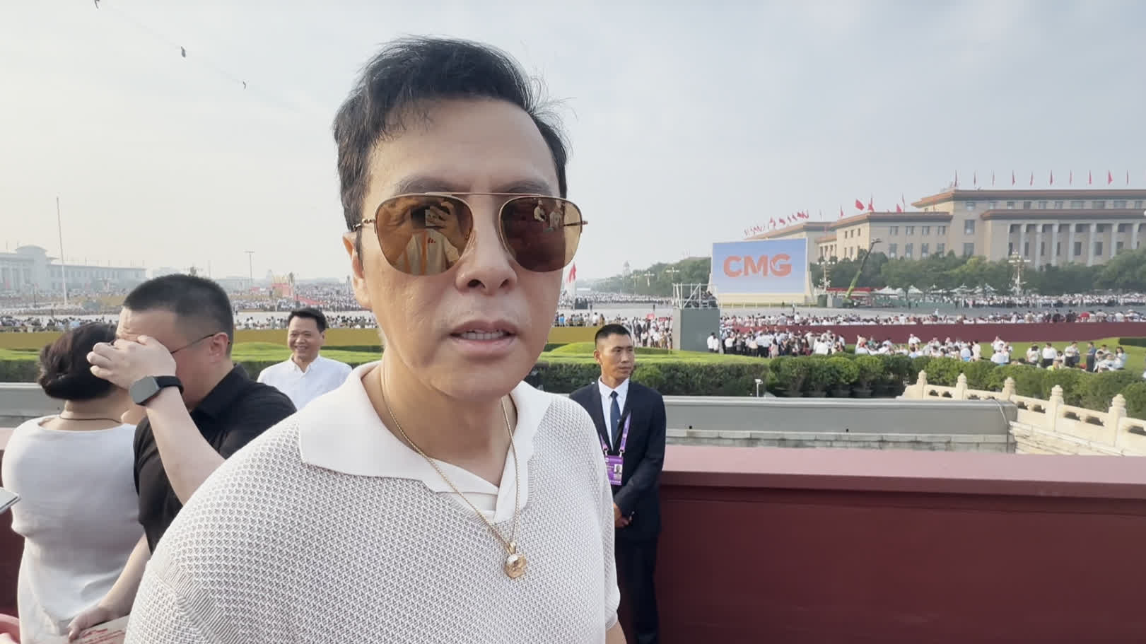 九三閱兵｜甄子丹：參加閱兵非常榮幸　為咱們國家加油打氣