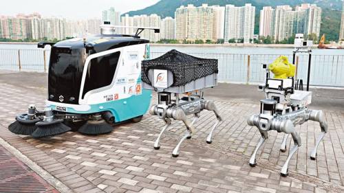 「機械三寶」維護市容　機械狗運垃圾減負(fù)重壓力