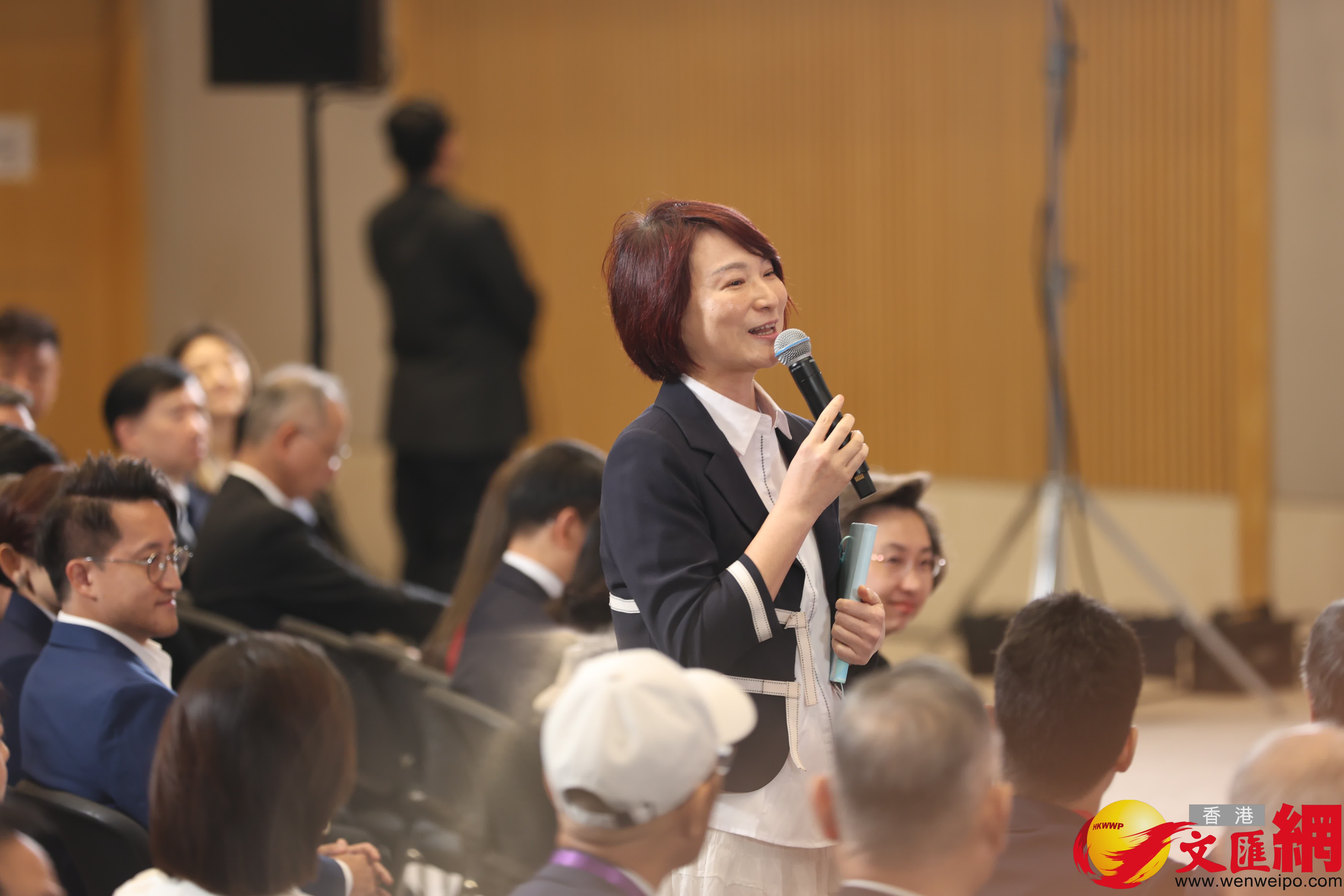 特區政府舉辦「行政立法同心治港創未來」研討會。(香港文匯報記者萬霜靈攝) 特區政府舉辦「行政立法同心治港創未來」研討會。(香港文匯報記者萬霜靈攝)