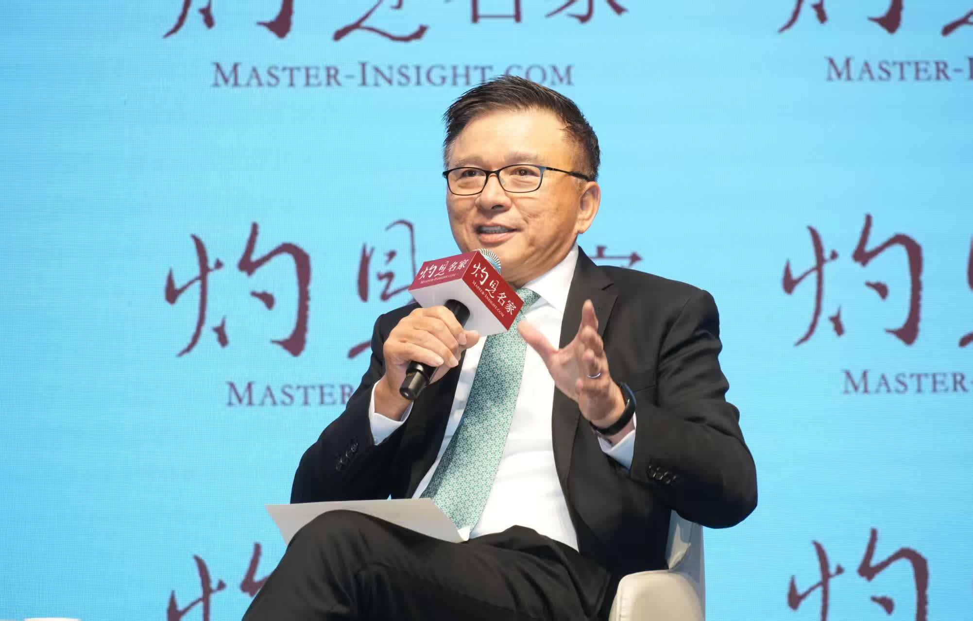 香港上市公司商會主席、WeLab銀行董事局主席、財經事務及庫務局前局長陳家強教授。 香港上市公司商會主席、WeLab銀行董事局主席、財經事務及庫務局前局長陳家強教授。