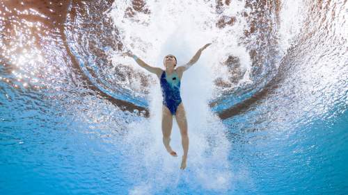 廣東隊選手王偉瑩奪得十五運會跳水項目女子個人全能冠軍