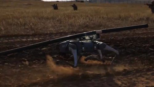 （有片）機(jī)器狗、無人機(jī)開路　實(shí)兵對(duì)抗演練畫面公布