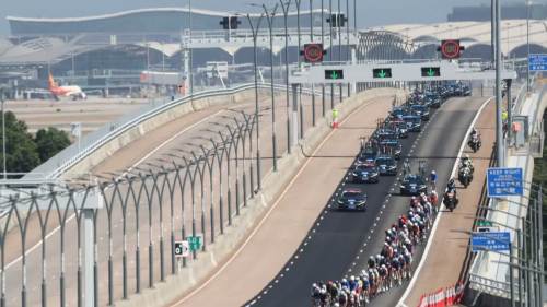 回程現場圖來了！十五運會男子公路單車賽香港段