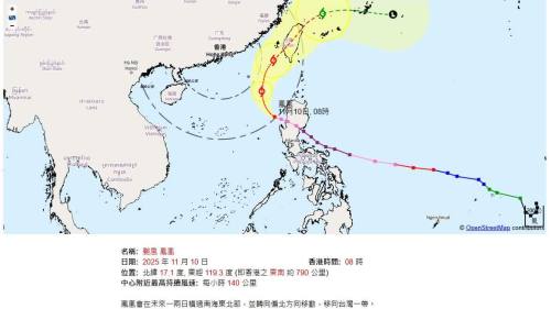 鳳凰迫近疊加東北季候風 今日風大乾燥 最高氣溫28度
