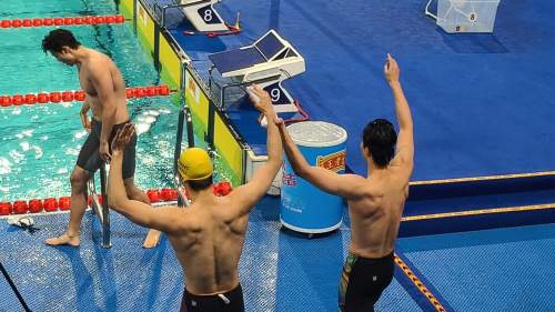 十五運｜男子100米仰泳決賽　徐嘉余奪冠 汪順第四