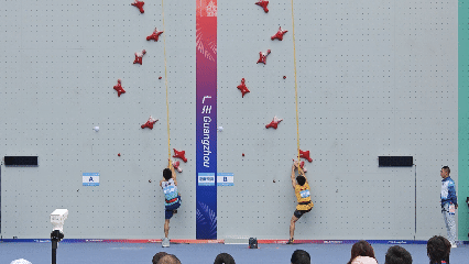 （有片）十五運丨速度攀岩預賽開賽　港隊二將遺憾未能晉級