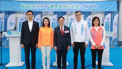 立法會選舉｜直擊港島東地方選區各候選人闡述政綱　李清霞身體不適送院