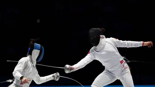 十五運會 │ 女子重劍4強佘繕妡不敵林聲 轉戰銅牌戰