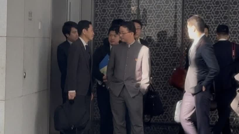 日本外務省官員離開中國外交部　面對媒體提問未給任何表態