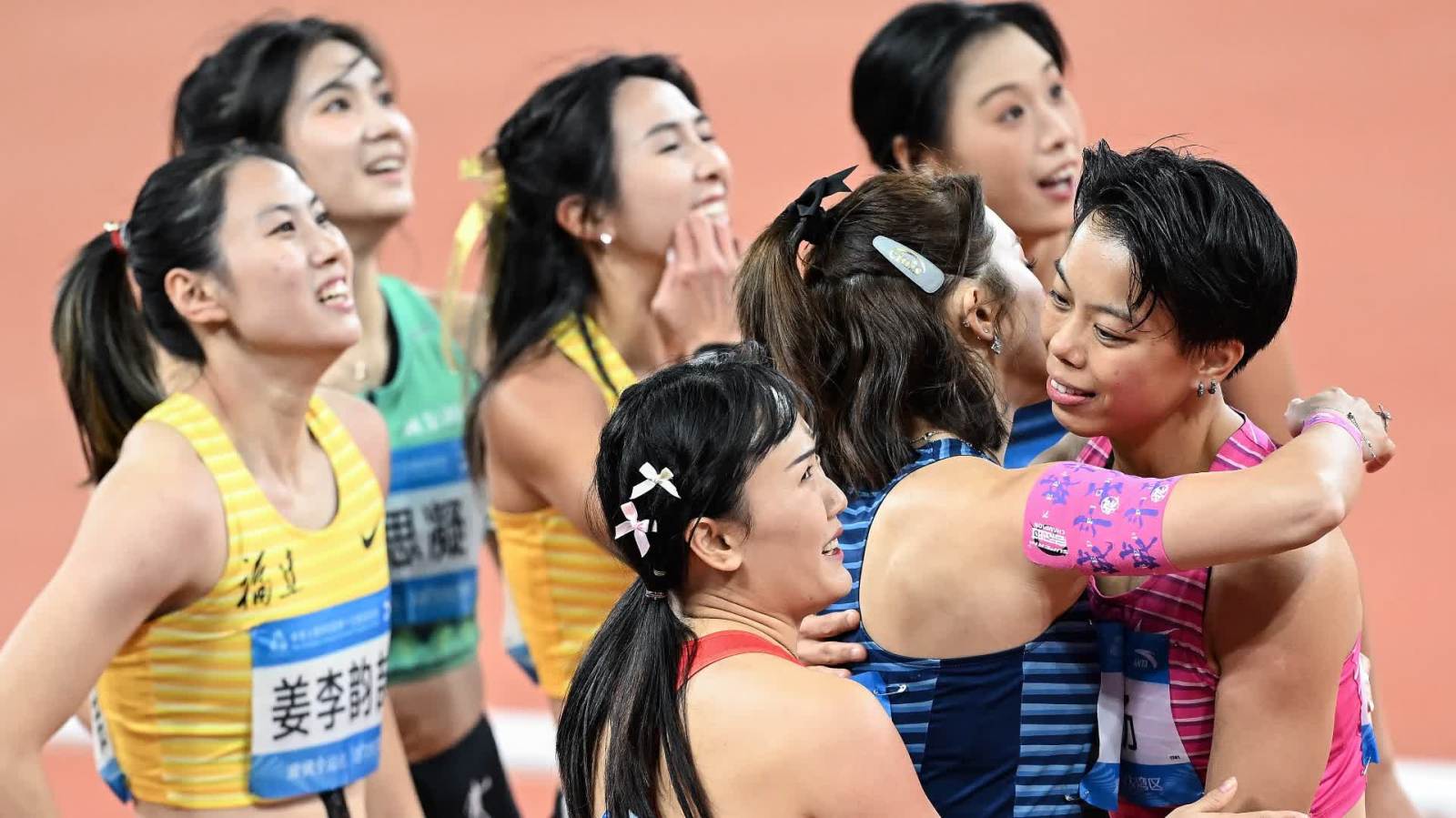 十五運 | （圖集）田徑項目女子100米欄決賽