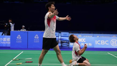 十五運(yùn)｜「黑馬」劉陽/劉毅勇奪羽毛球男雙冠軍