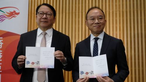 （有片）立法會選舉｜陳國基：心意卡無記名無編號　不能用以證明屬於某個人