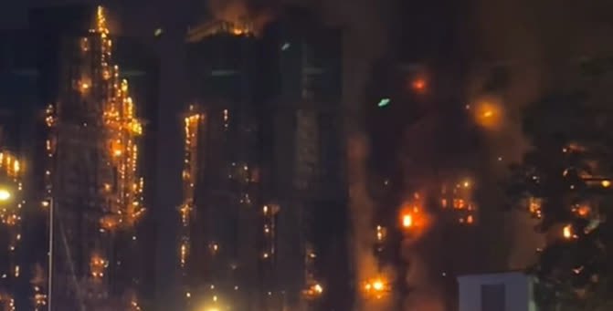 大埔宏福苑大火｜前港姐謝嘉怡睹祖母家被燒毀：令人痛心的一天