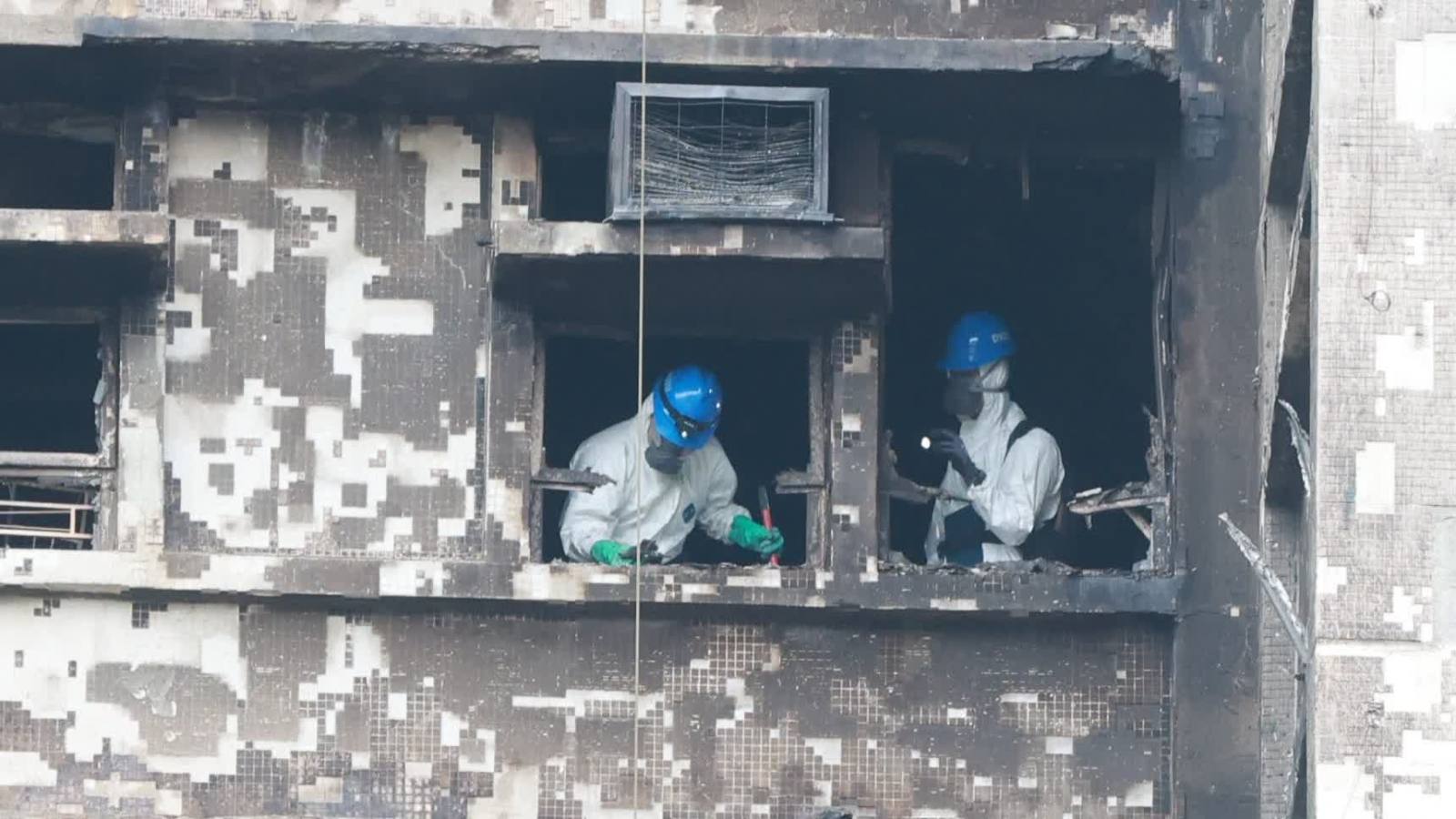 大埔宏福苑大火｜警方今日繼續到火災單位搜證