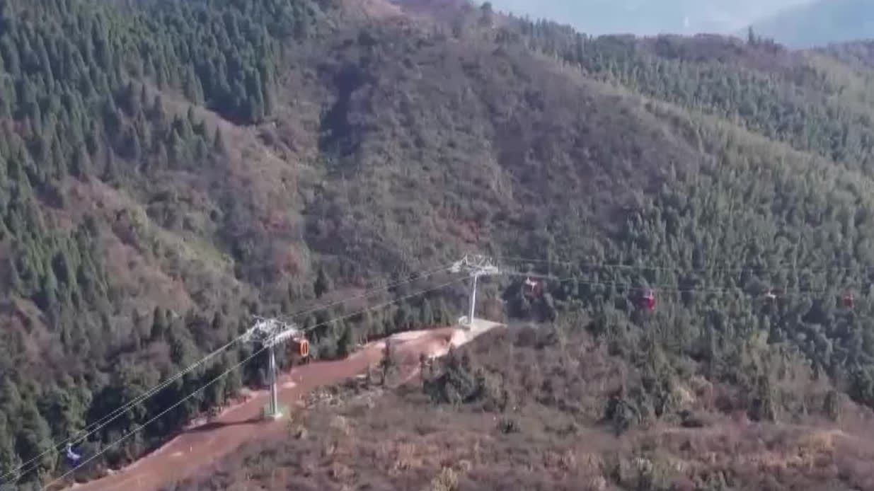 （有片）南昌首條城市索道投入運營