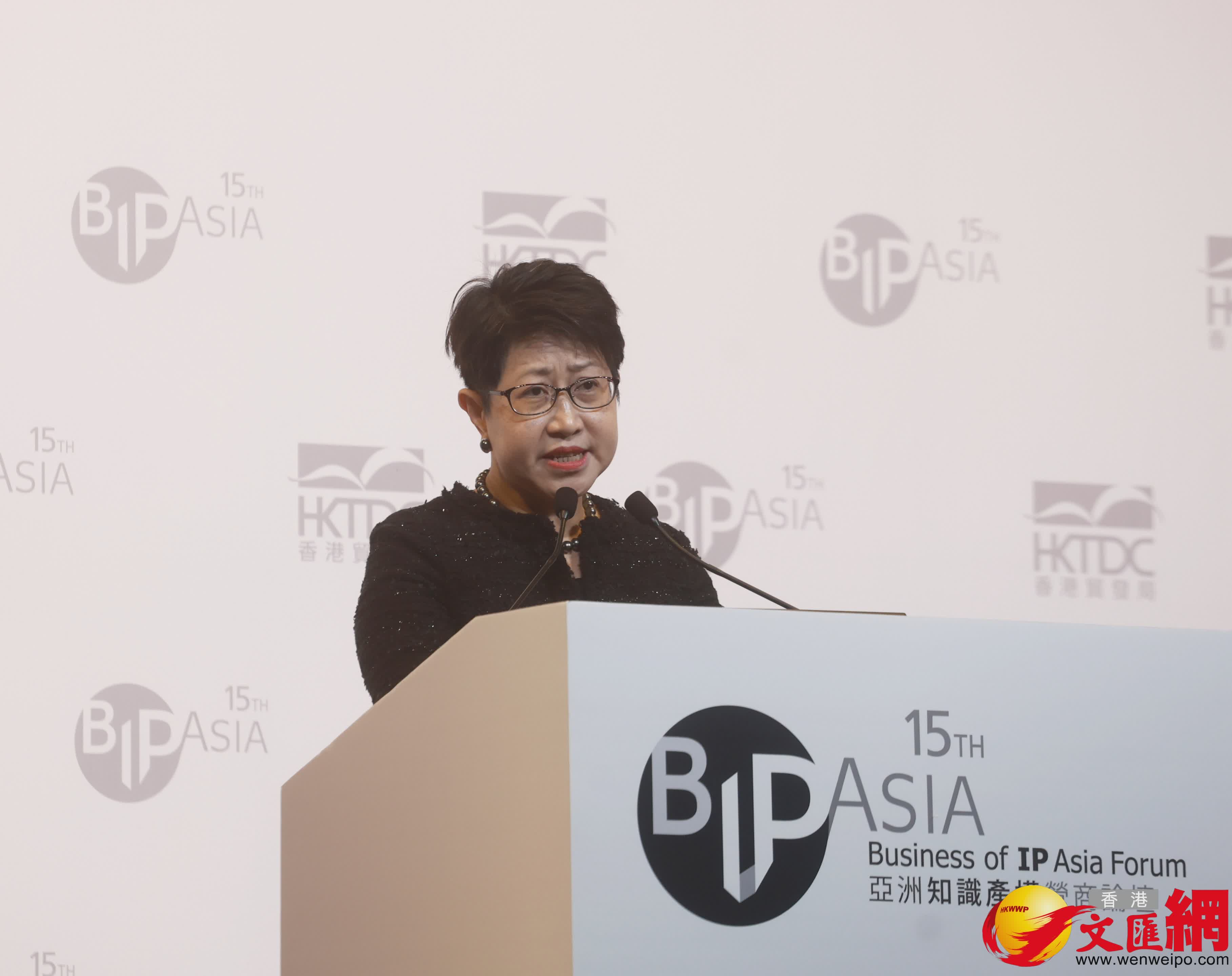 香港貿易發展局總裁張淑芬（香港文匯報記者郭木又攝）