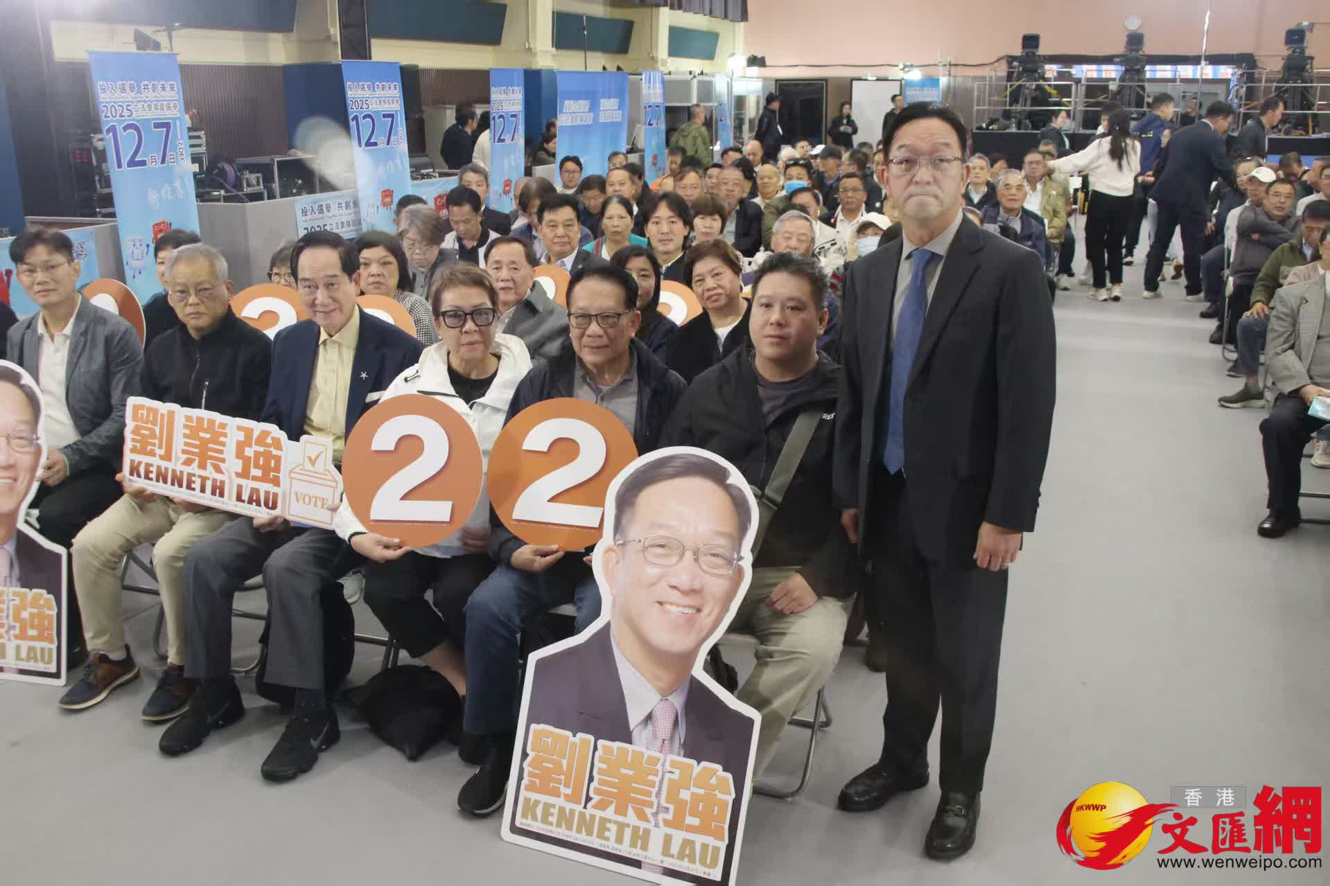 候選人HYK2劉業強（香港文匯報記者黃艾力攝）