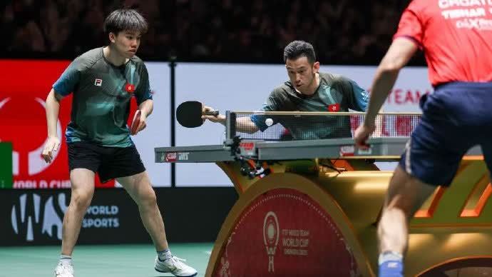 （有片）乒乓混團世界盃 | 港隊惜敗克羅地亞暫列第六　晚上7時對德國