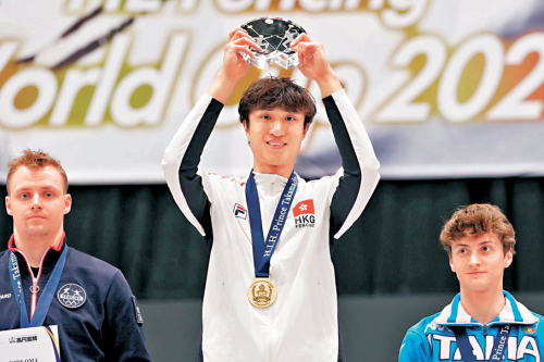 蔡俊彥福岡封王  首奪世界盃分站冠軍