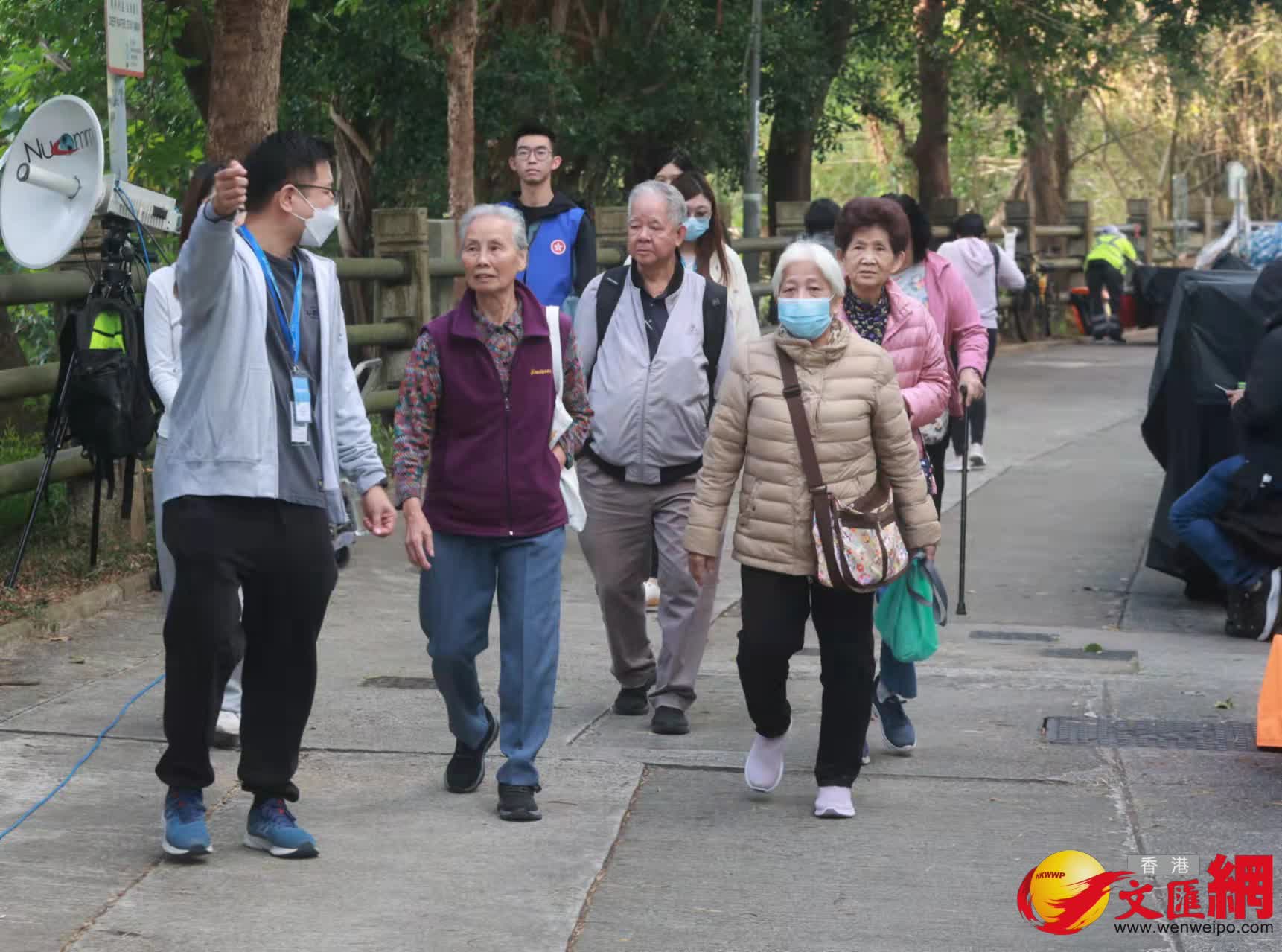 香港教師會李興貴中學投票站情況（香港文匯報記者郭木又攝）