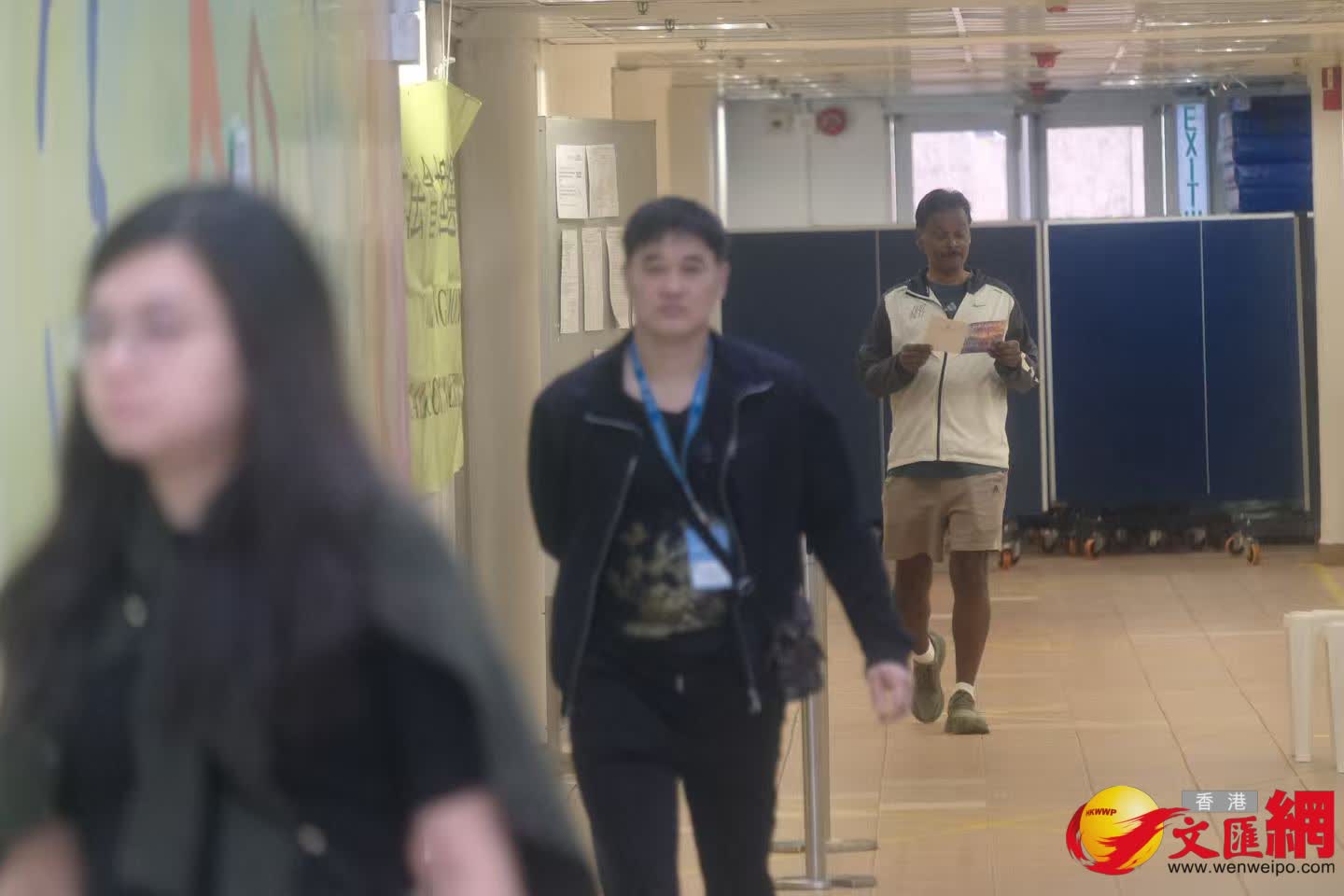 九龍公園少數(shù)族裔票站投票順暢。（香港文匯報(bào)涂穴攝）