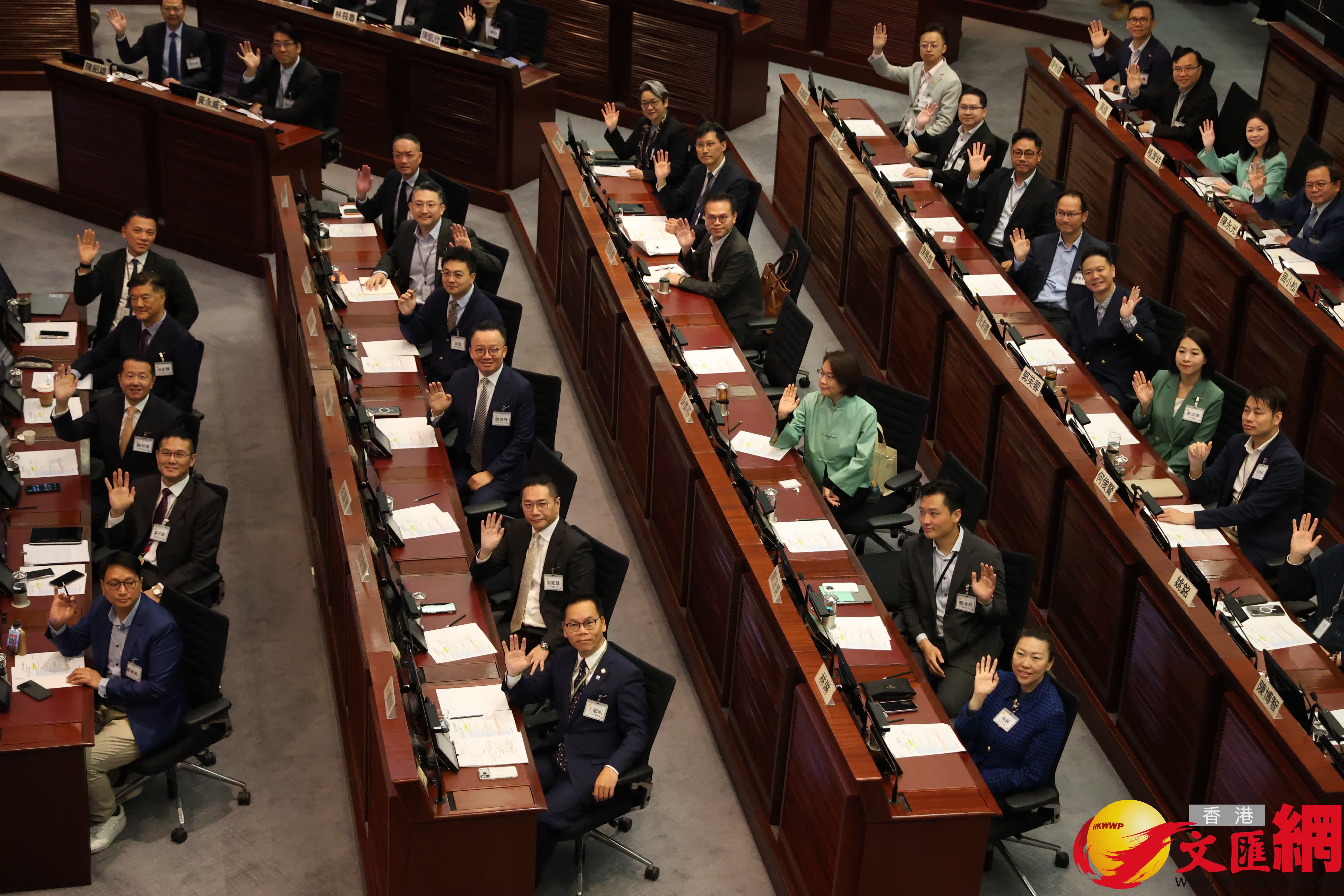 立法會事務簡介會。（香港文匯報記者萬霜靈攝）