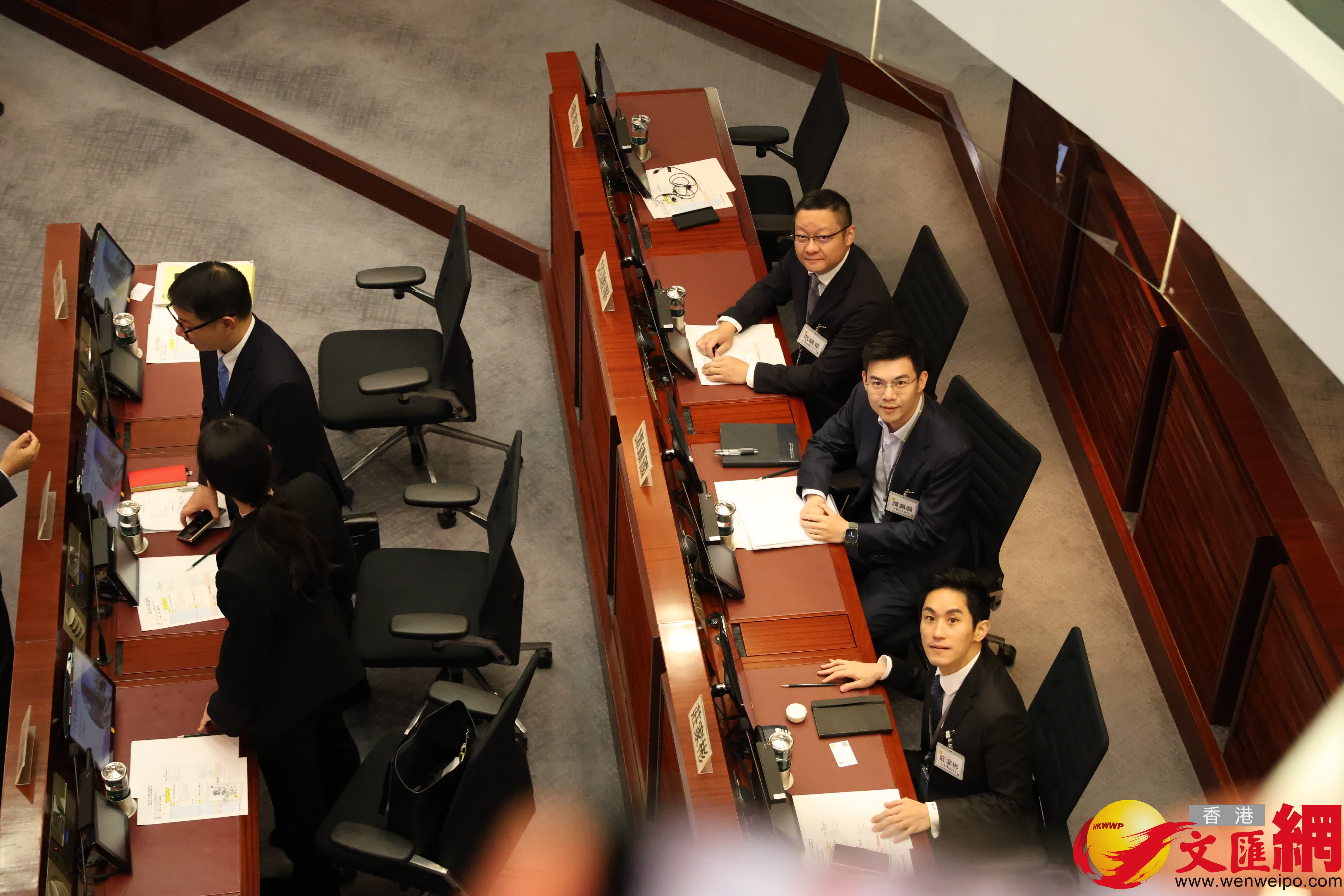 立法會事務簡介會。（香港文匯報記者萬霜靈攝）