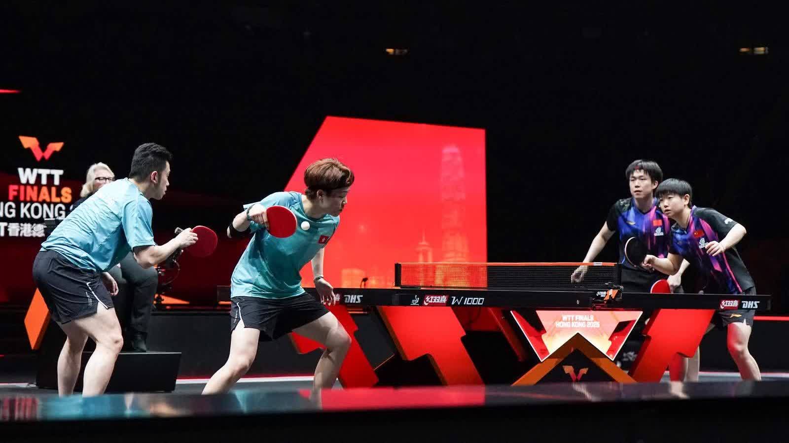 WTT香港總決賽｜「黃杜配」混雙負「莎頭組合」無緣晉級