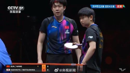 WTT香港總決賽：王楚欽/孫穎莎戰(zhàn)勝日本組合晉級決賽