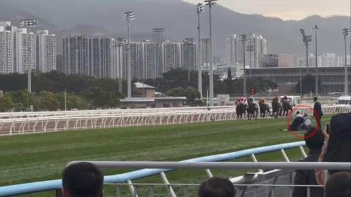 沙田賽馬期間擅闖賽道 中年漢涉公眾地方擾亂秩序被捕