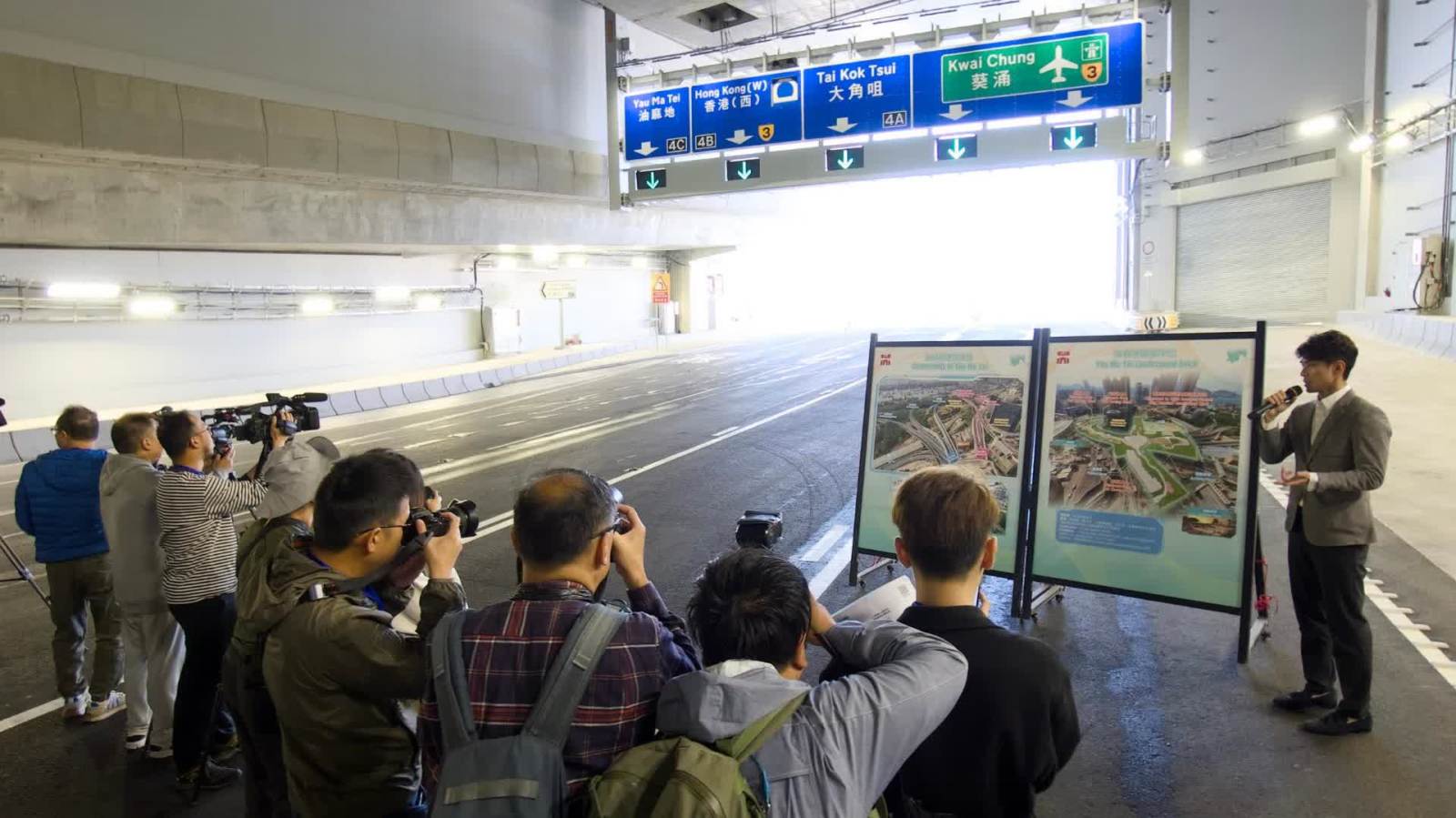 （有片）中九龍繞道（油麻地段）周日通車