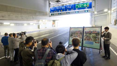 （有片）中九龍繞道（油麻地段）周日通車