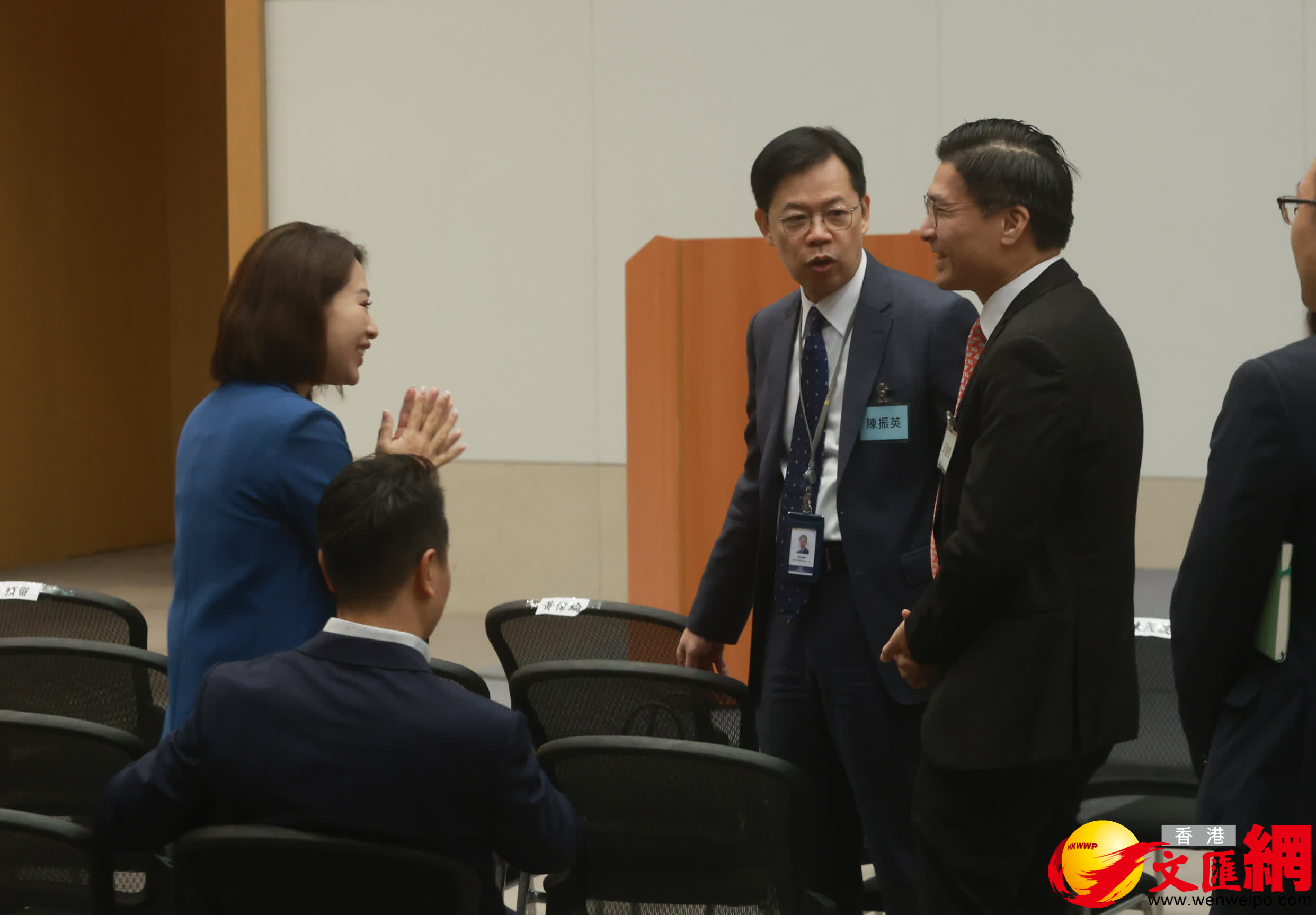 特區政府與第八屆立法會候任議員交流會。（香港文匯報記者郭木又攝）