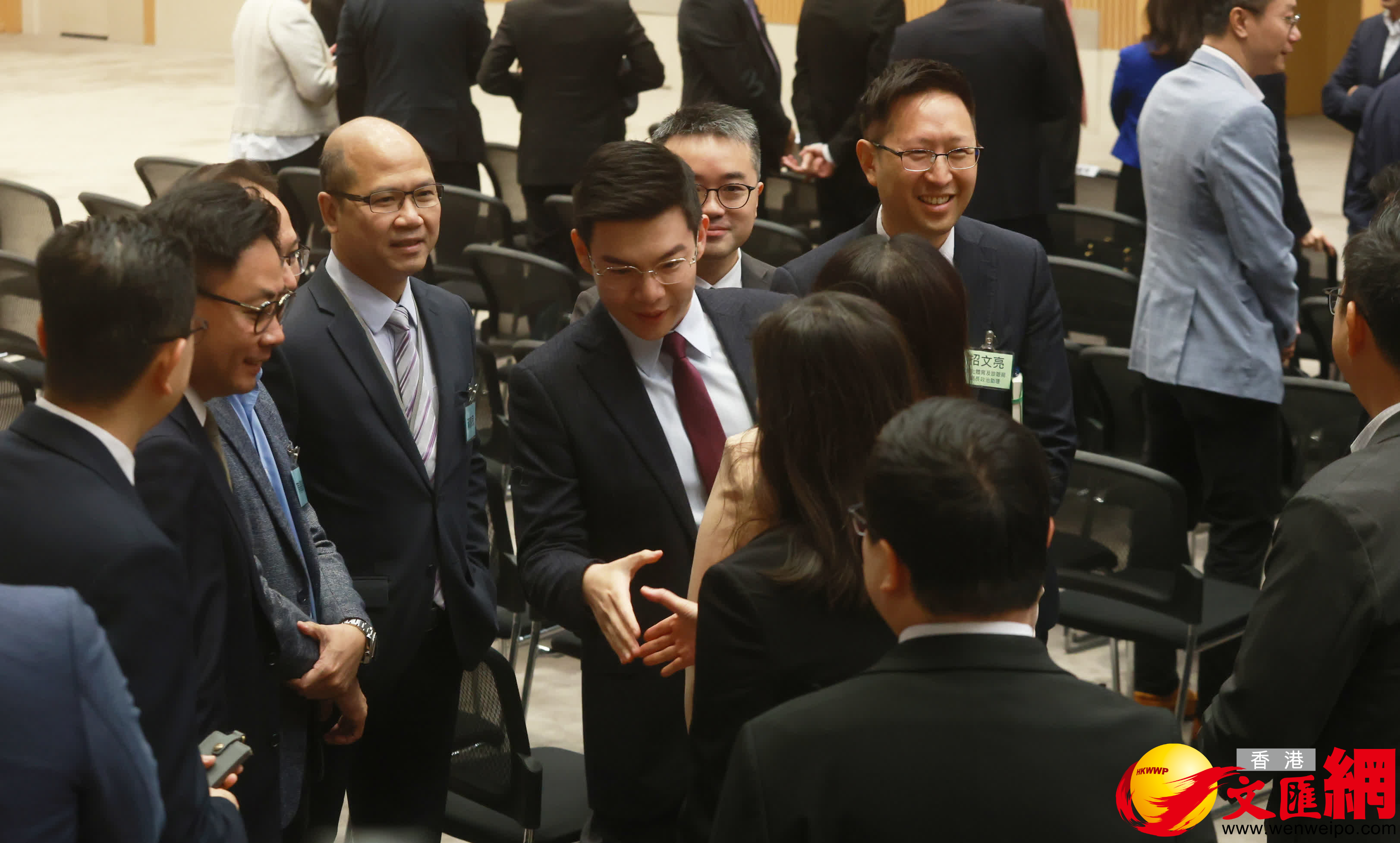 特區政府與第八屆立法會候任議員交流會。（香港文匯報記者郭木又攝）