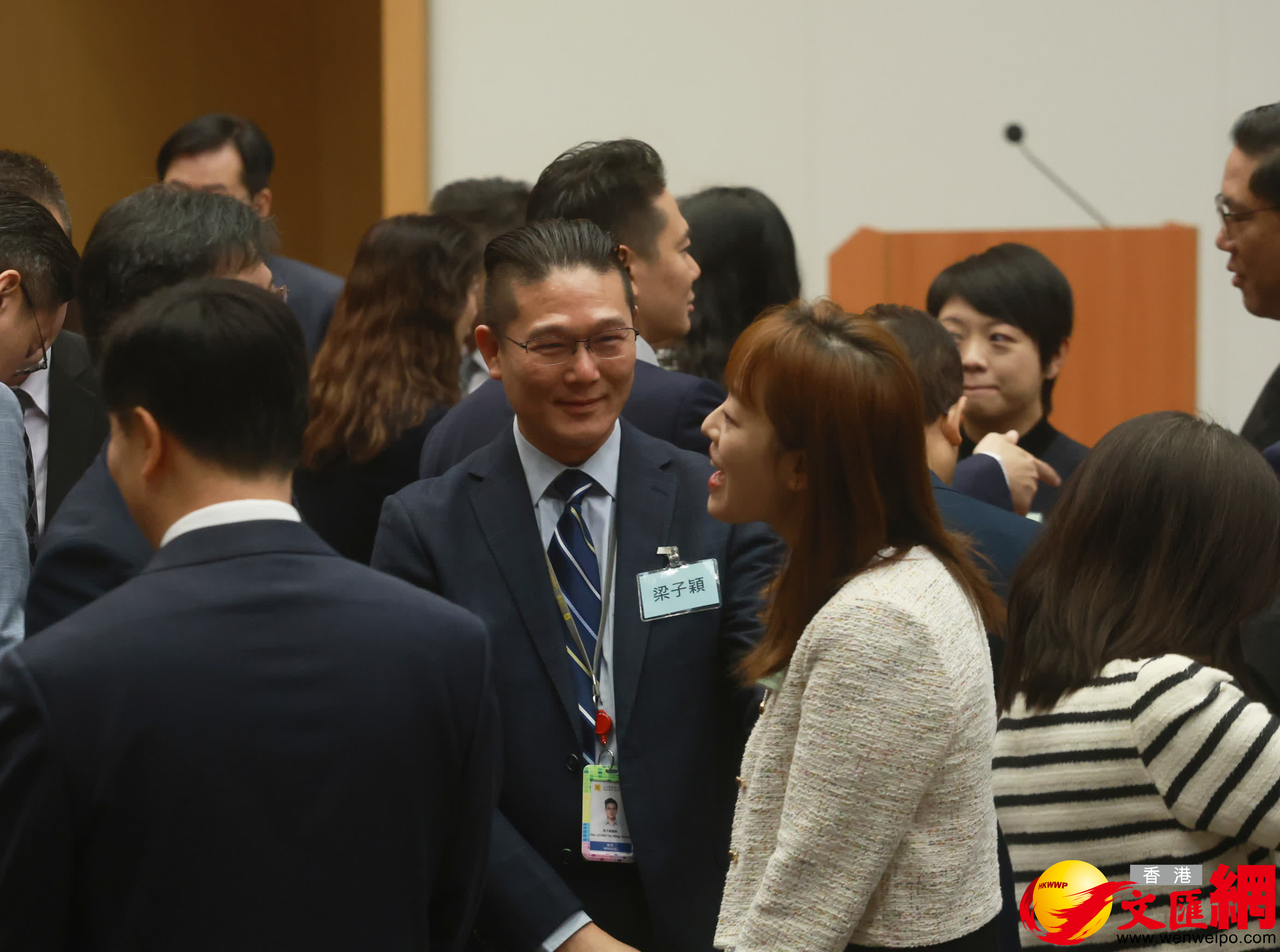 特區政府與第八屆立法會候任議員交流會。（香港文匯報記者郭木又攝）