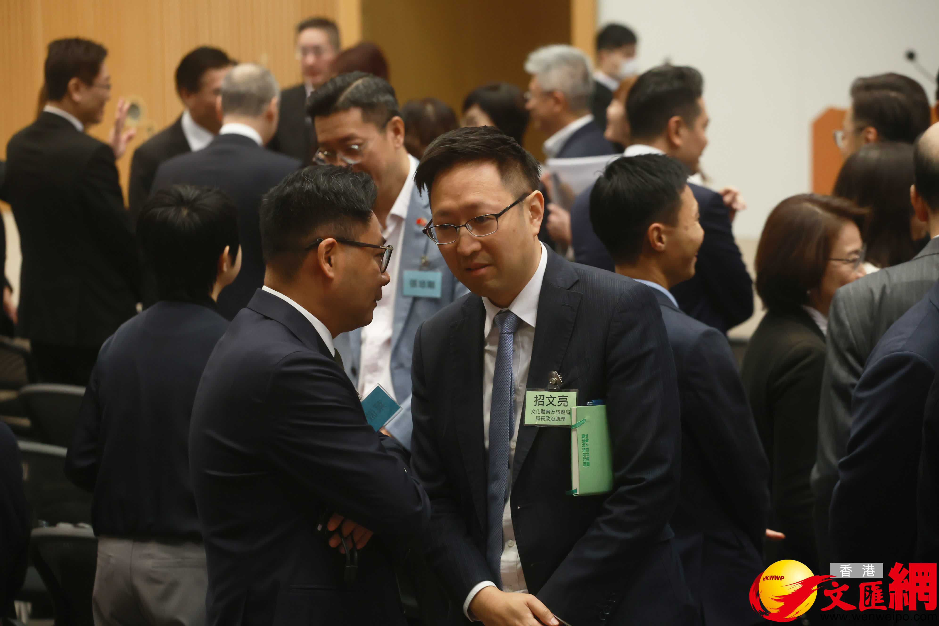 特區政府與第八屆立法會候任議員交流會。（香港文匯報記者郭木又攝）