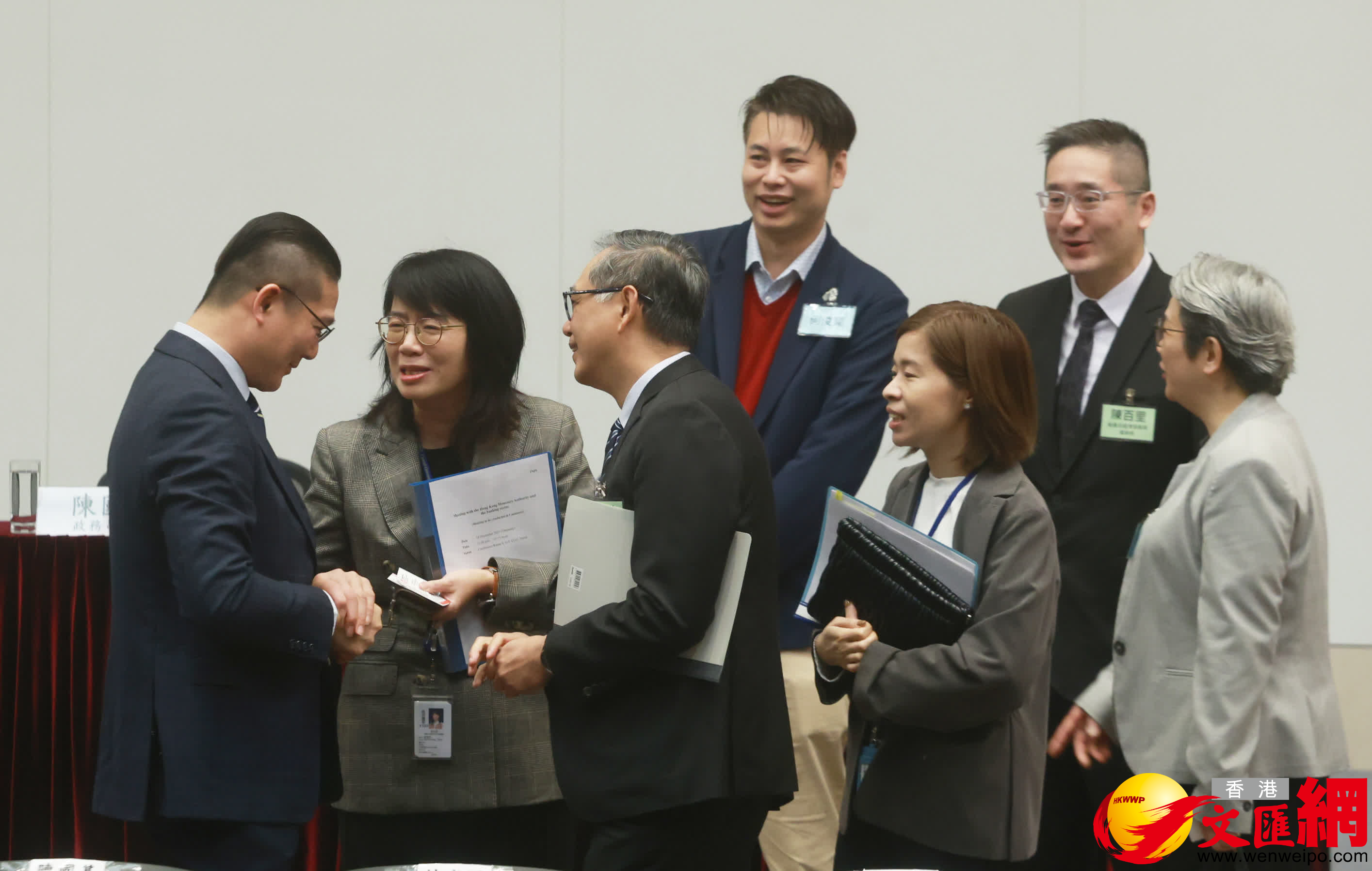特區政府與第八屆立法會候任議員交流會。（香港文匯報記者郭木又攝）