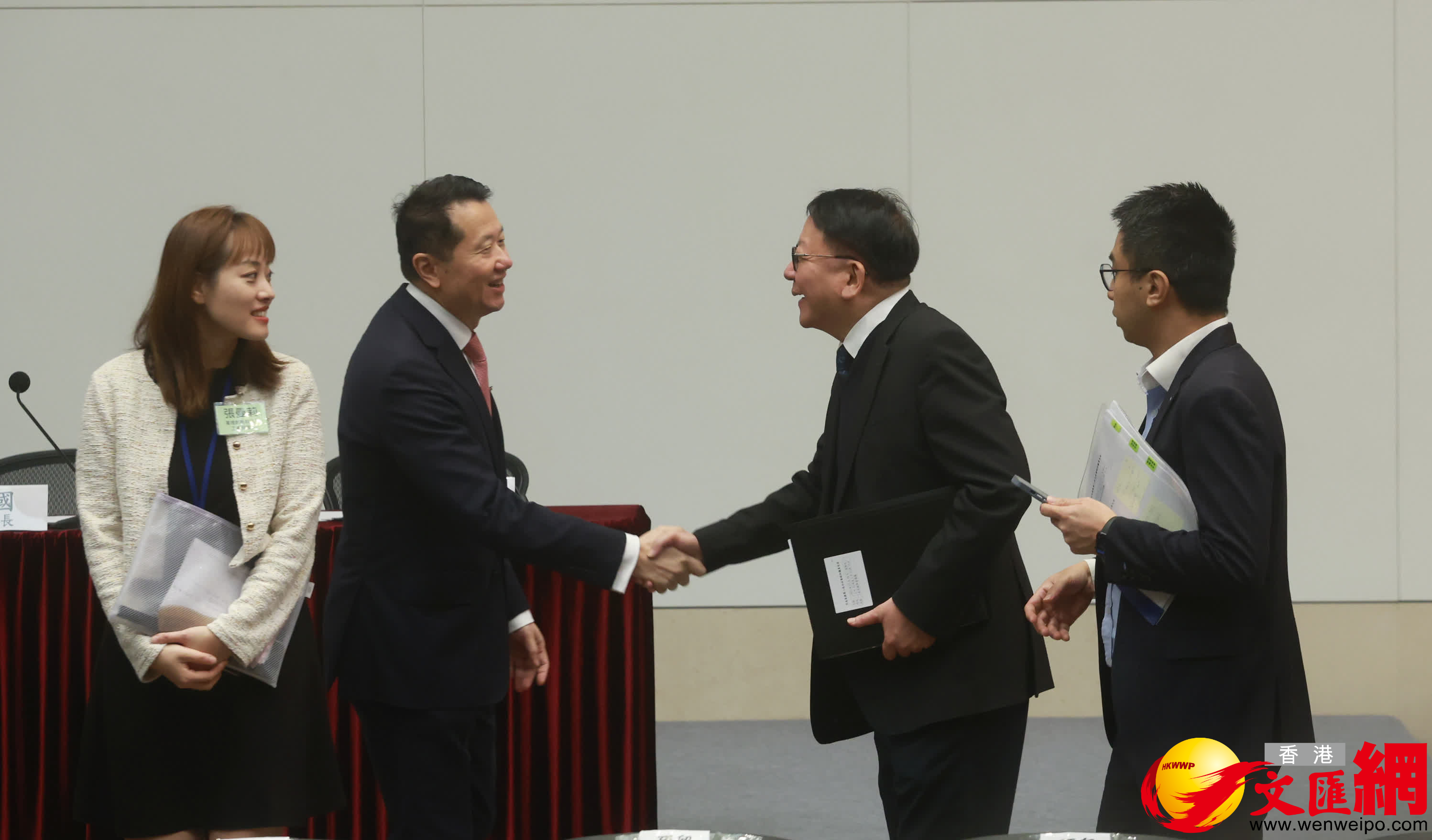 特區政府與第八屆立法會候任議員交流會。（香港文匯報記者郭木又攝）