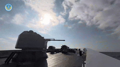 現場演習視頻來了！東部戰區位台島以東海空域演練