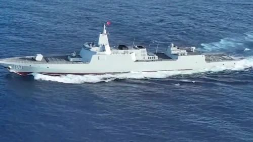 （有片）南部戰區位中國黃岩島領海領空及周邊區域組織戰備警巡