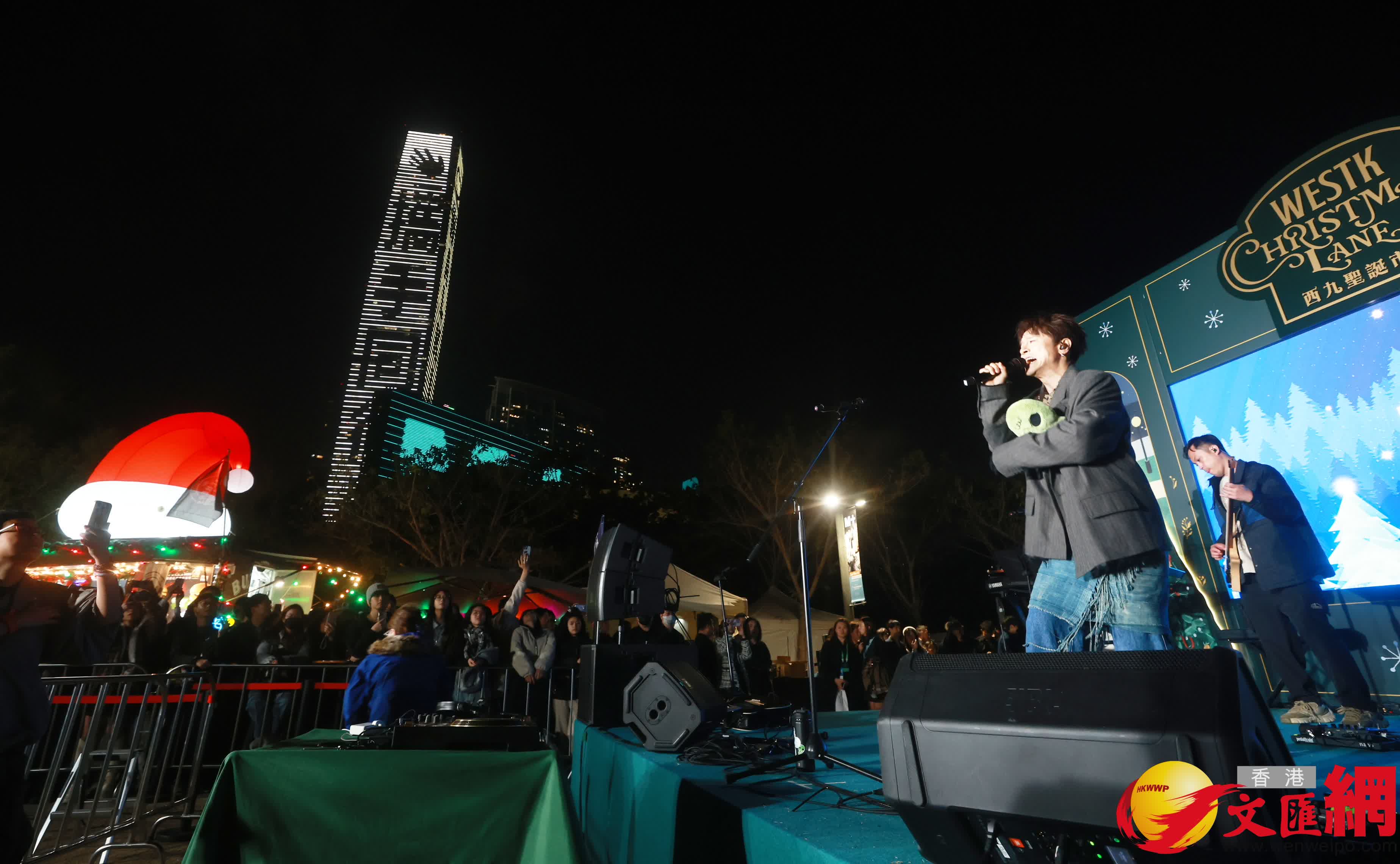 西九跨年倒數音樂會。（香港文匯報記者 郭木又 攝）