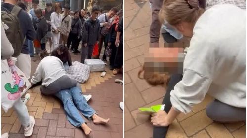 店舖失竊行李箱 老闆截停洋婦遇襲 警拘美籍婦