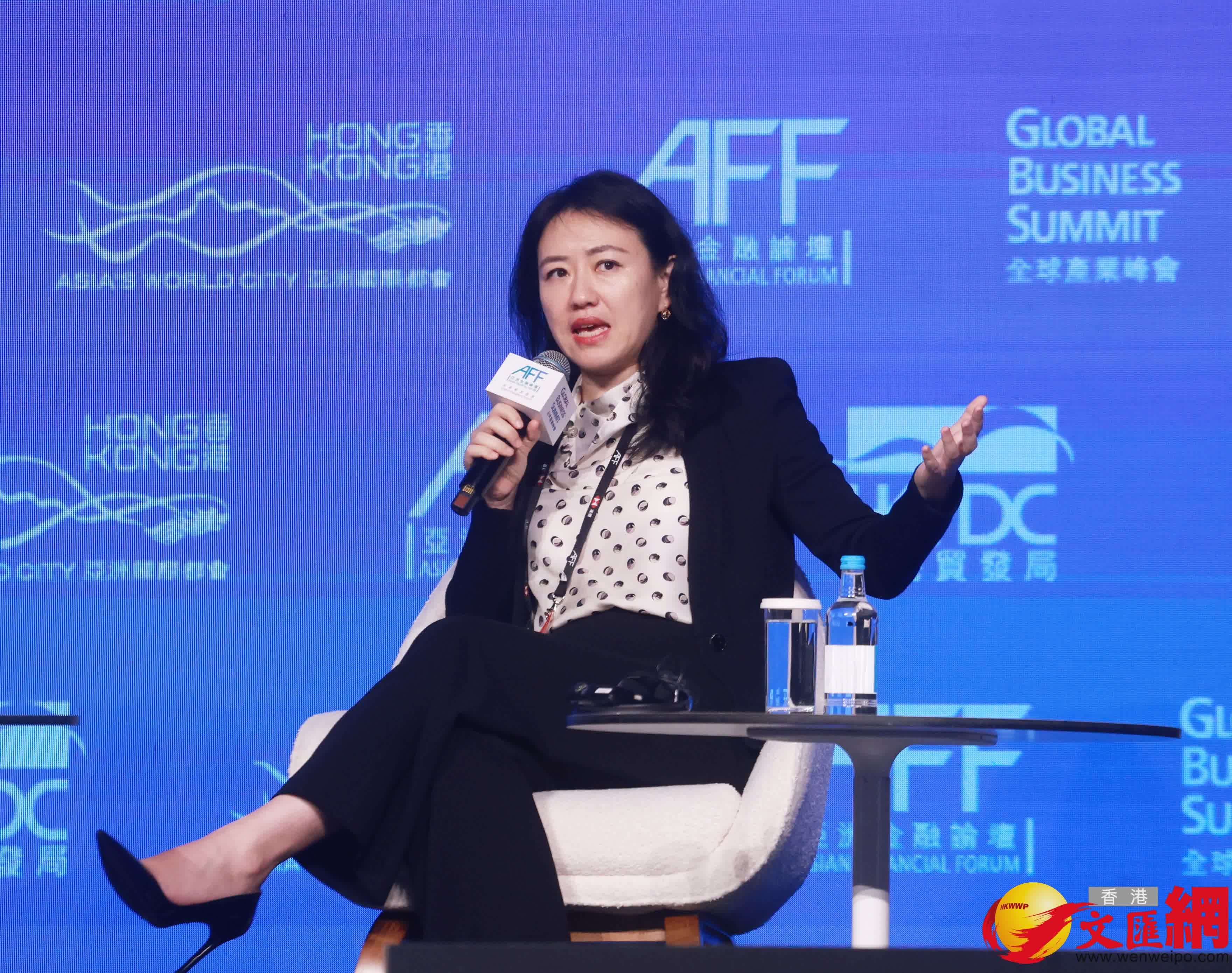 亞洲金融論壇。（香港文匯報記者 郭木又 攝）