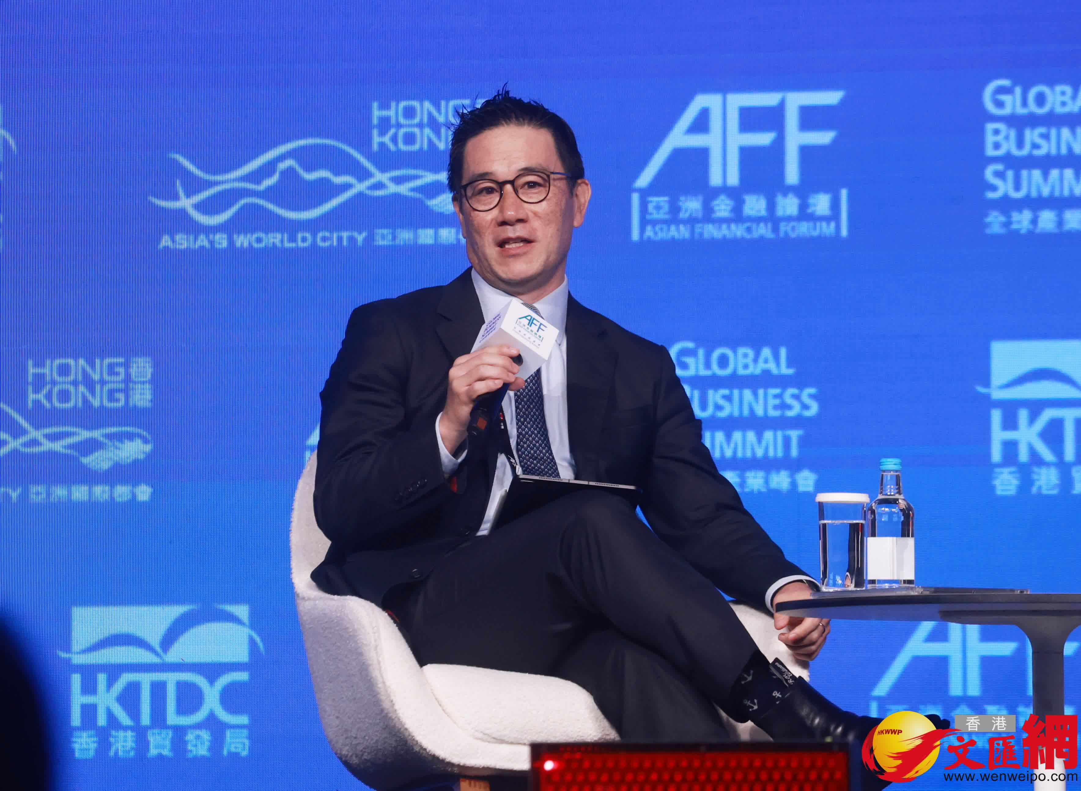 亞洲金融論壇。（香港文匯報記者 郭木又 攝）