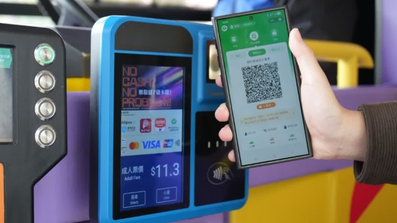 城巴與微信支付攜手推出「同行碼」 提升香港公交出行體驗