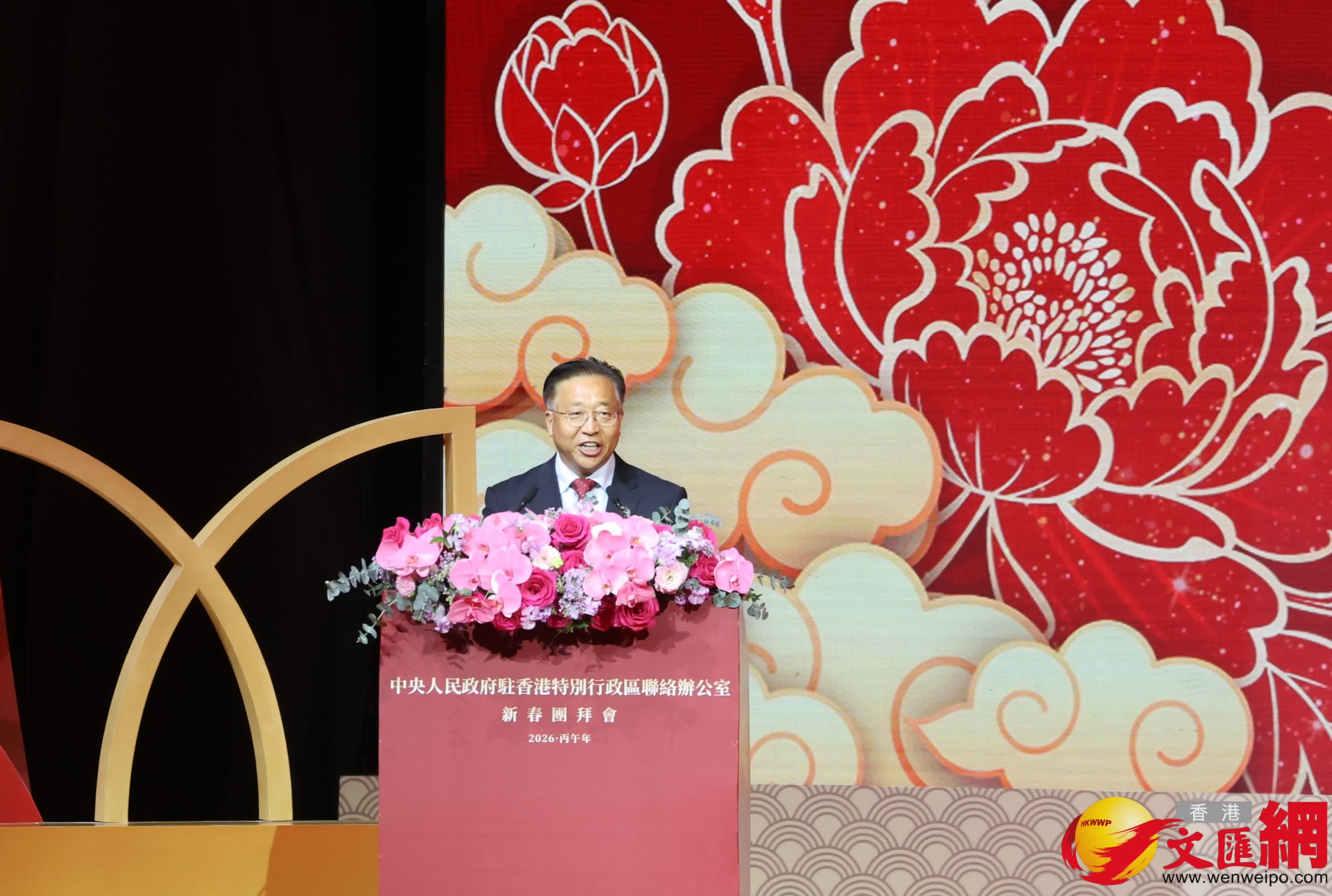 外交部駐港特派員公署特派員崔建春。（香港文匯報記者曾興偉攝）