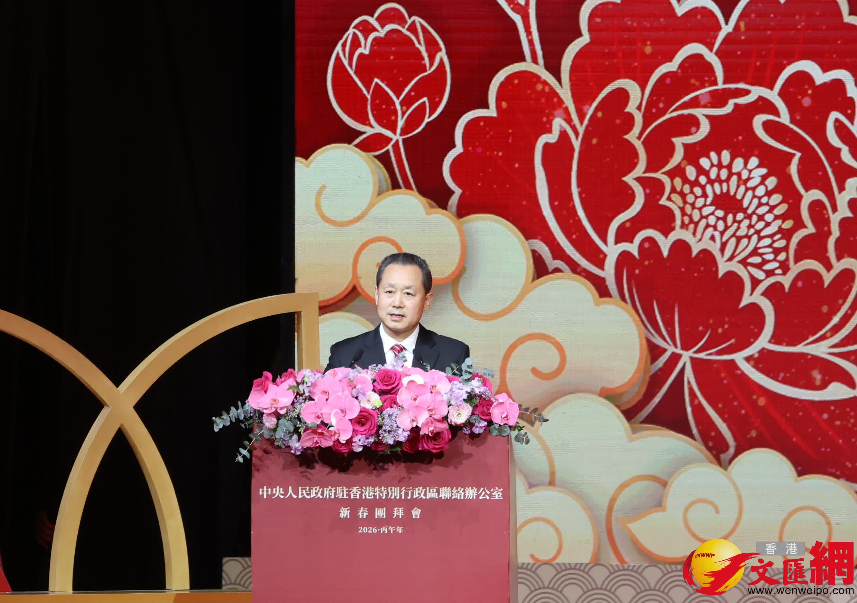 中央政府駐港國家安全公署署長董經緯。（香港文匯報記者曾興偉攝）